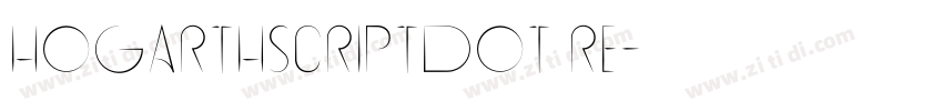 HogarthScriptDOT Re字体转换